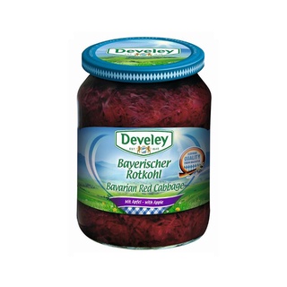 พร้อมส่ง! ดิวีเลย์ กะหล่ำปลีแดงดอง 680 กรัม Develey Red Cabbage with Apple 680g