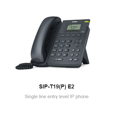โทรศัพท์ Yealink Business Entry Level IP-Phone PoE + Adapter 500 g
