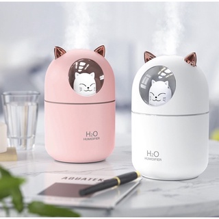 แถมน้ำหอมฟรี เครื่องทำความชื้น Humidifier 300ml.