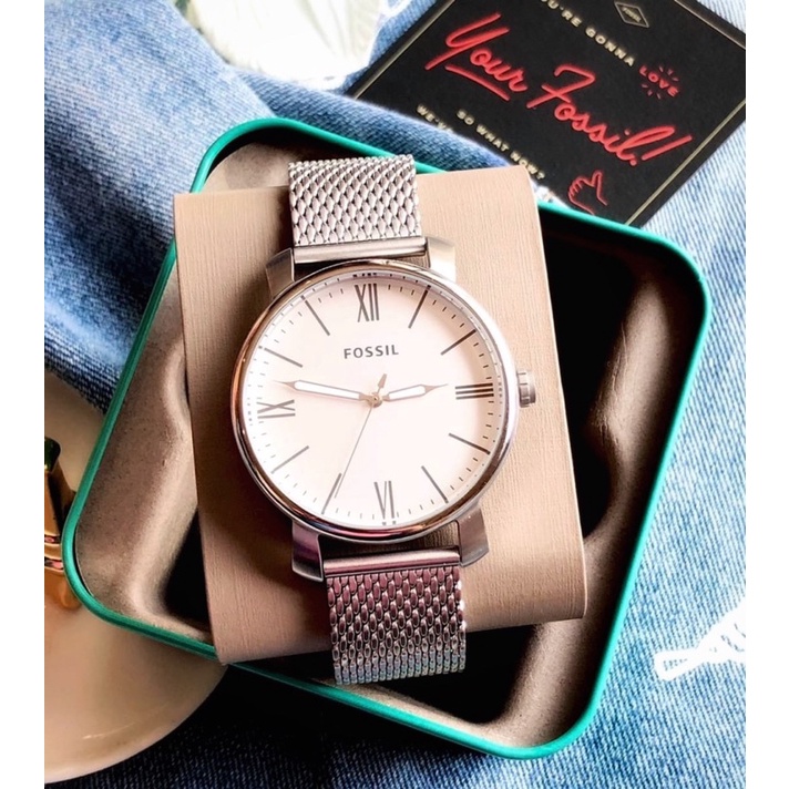 👑ผ่อน0%~แท้100%👑 นาฬิกาข้อมือFossil Rhett Three-Hand Stainless Steel Watch BQ2367