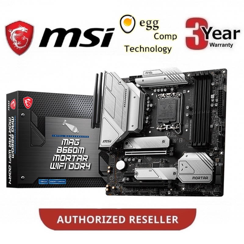 MSI MAG B660M MORTAR WIFI DDR4 SOCKET 1700