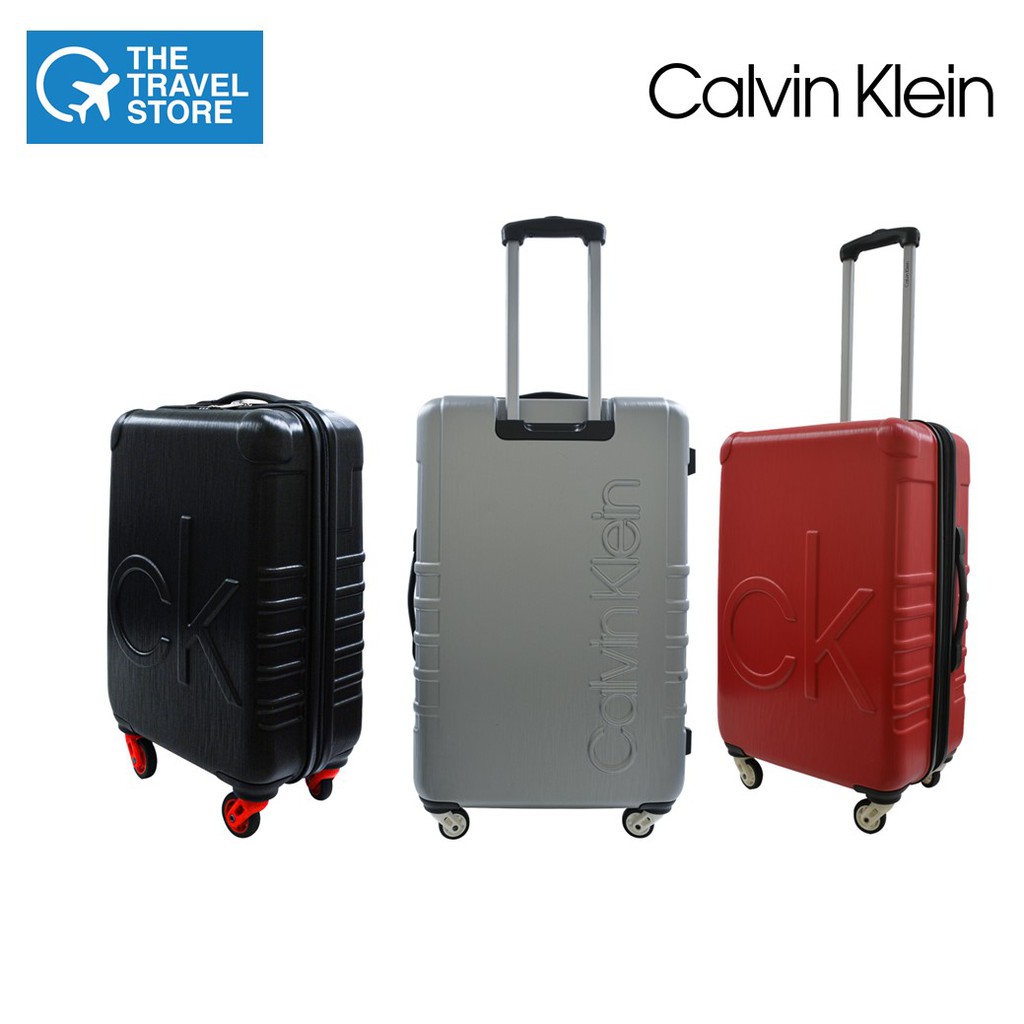CALVIN KLEIN CK-733 CK Logo Suitcase กระเป๋าเดินทางล้อลากรุ่น โลโก้ซีเค มี 3 สี 3 ไซส์