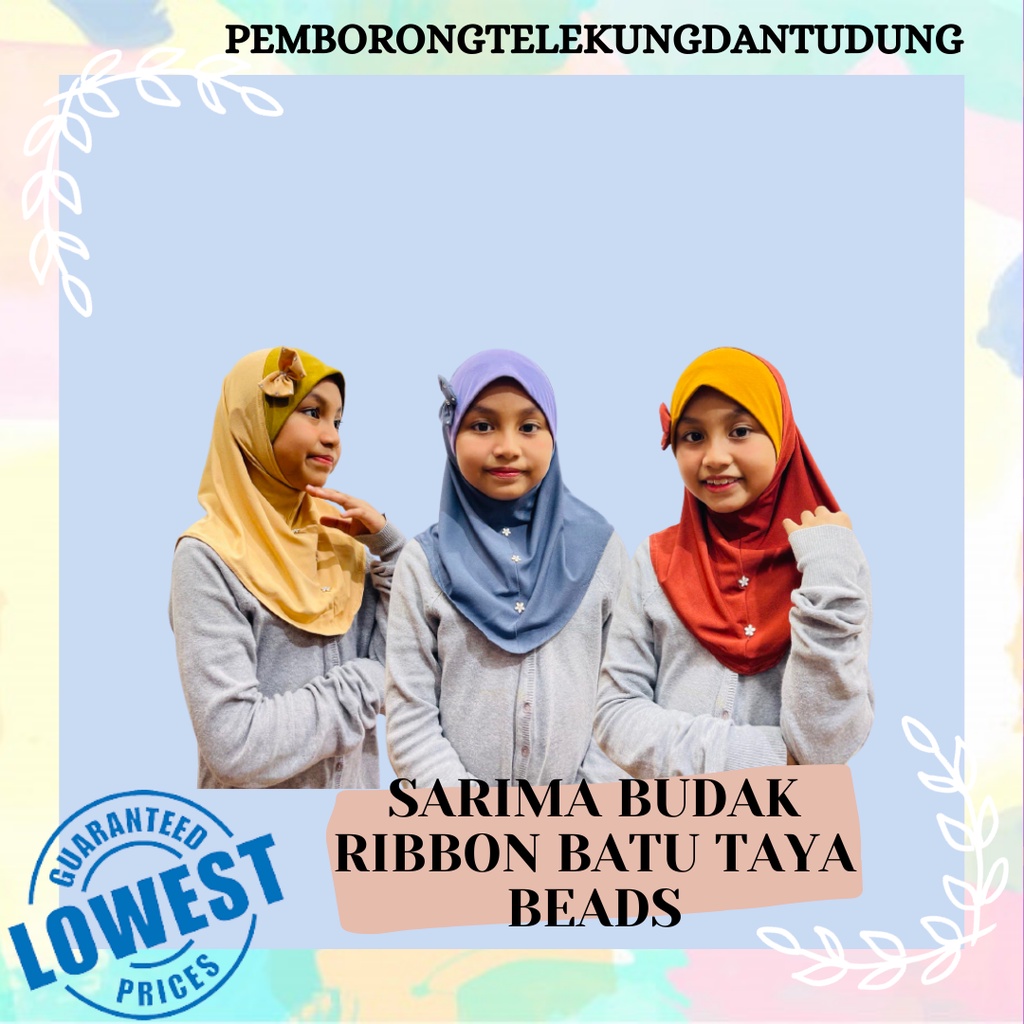 SARIMA BUDAK RIBBON STONE TAYA BEADS / หมวก