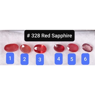 # 328 Red Sapphire อัญมณีประจำเดือนกันยายน