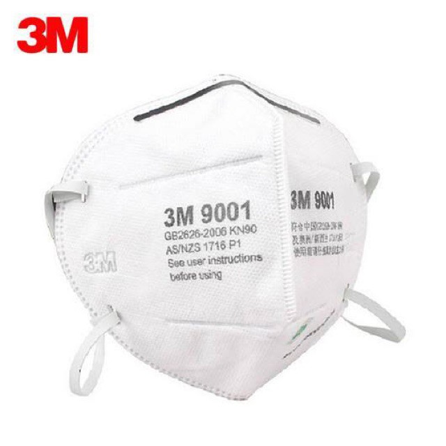 3M 9001KN90(1แพ็คมี 2 ชิ้น)หน้ากากป้องกันฝุ่นหน้ากาก Anti - dust PM2.5