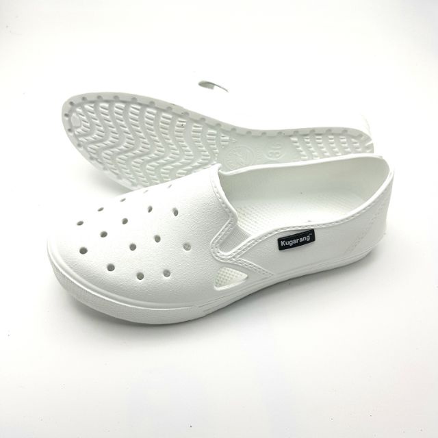 รองเท้ารัดส้น รองเท้าแตะ adidas คัชชูไฟล่อน สีขาว KR3535  ไซส์ 36-43