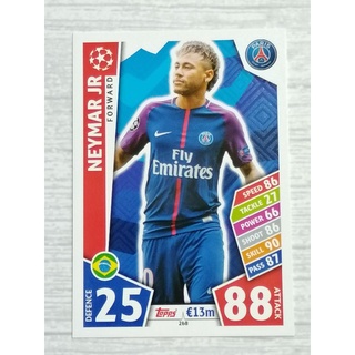 MATCH ATTAX UEFA 2017/18 PARIS SAINT GERMAIN (PSG) (จำหน่ายแยกใบ)