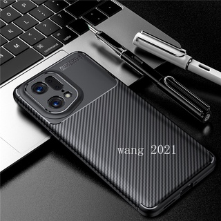 2022 New Casing เคส OPPO Find X5 Pro 5G A96 A76 A16e A16k 4G Phone Case Mens Business Carbon Fiber TPU Material Anti-fall Protection Soft Case Back Cover เคสโทรศัพท