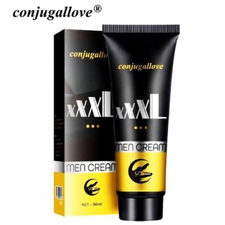 CONJUGALLOVE XXXL CREAM FOR MEN 50 g. เจลครีมนวดขยายเพิ่มขนาดน้องชายสำหรับสุภาพบุรุษ (แถมวิธีนวดให้ด้วย)