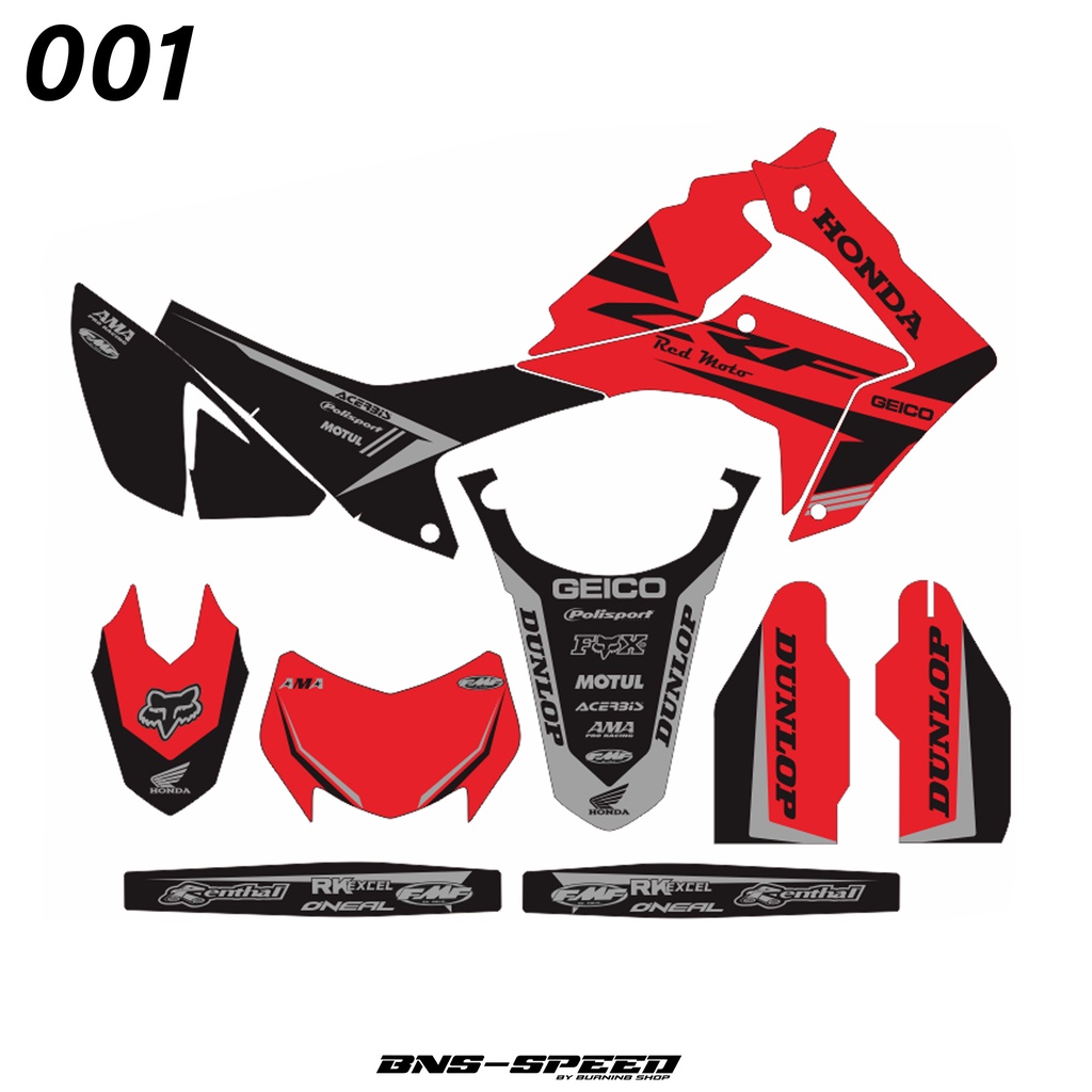 สติ๊กเกอร์ CRF250L/M 12-20 (36 ลาย) ส่งเร็ว 1-3 วัน