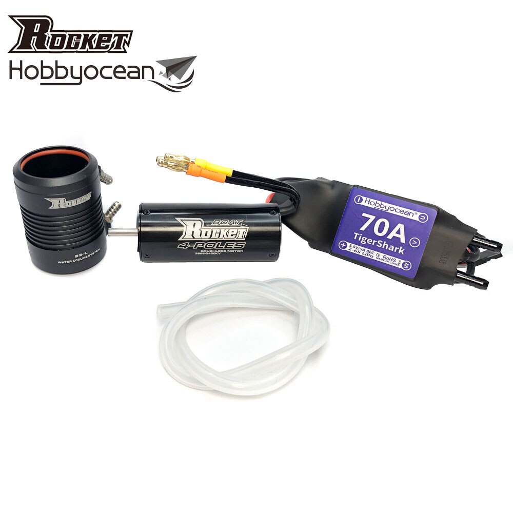 มอเตอร์ระบายความร้อน 2968 2958 2948 3400KV 3450KV 3800KV 70A ESC สําหรับเรือบังคับ Traxxas Feilun FT