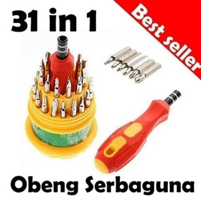 SCREWDRIVER SET MULTI 31 IN 1 SCREWDRIVER SERVICE ELECTRONIC HP PC LAPTOP TOOL COMPLETE |4403