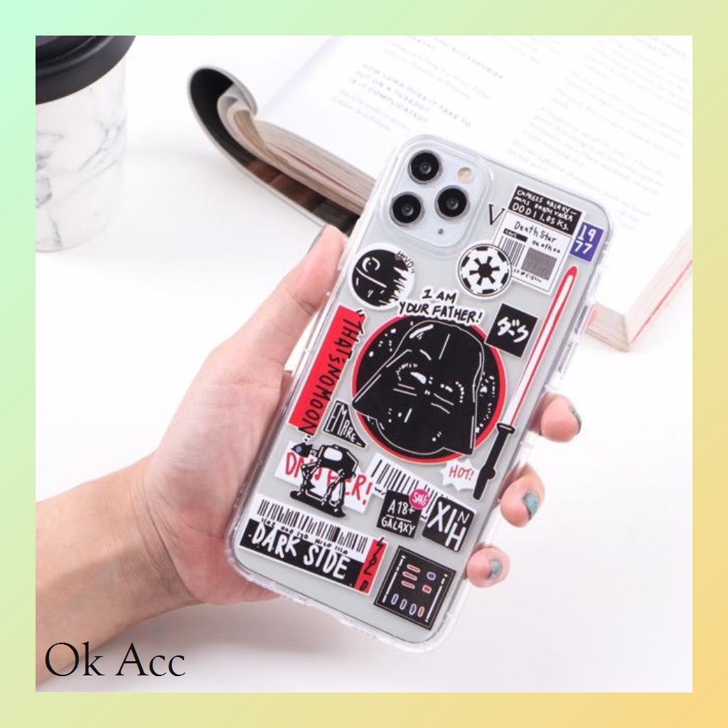 Star wars Motif กรณี GG01 สําหรับ Xiaomi Redmi 6A 8 9 Prime 9A 9i 9C 9T 10 10A 10C 11a 11s 11t 12 12