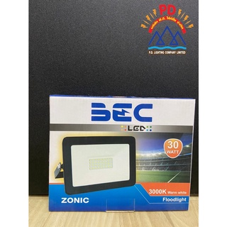 BEC-โคมฟลัดไลท์ ZONIC 30W/WW  LED