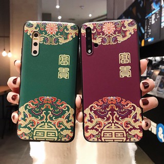 เรียบง่าย แฟชั่น สไตล์จีน เคส huawei p20 p30 pro p40pro mate20 mate30 pro y9 prime 2019 nova3i nova4 nova5t nova6 se nova7 nova7i nova7se nova7pro  CASE tpu ซิลิก้าเจล เปลือกนิ่ม