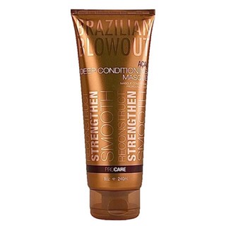 BRAZILIAN BLOWOUT ACAI DEEP CONDITIONING MASQUE 240 ML.​ มาร์ค ทรีทเม้นท์ สูตรเข้มข้นให้เส้นแข็งแรงด้วยเคราติน