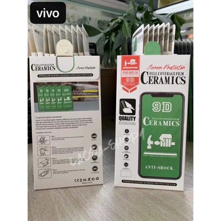 ฟิล์มเซรามิค เต็มจอใส ตกไม่แตก งอได้ Soft Ceramics VIVO Y20 Y30 Y50 V15 V15pro Y91 Y93 Y95 V20 V20pro V9 Y85 Y31 ซีรีส์