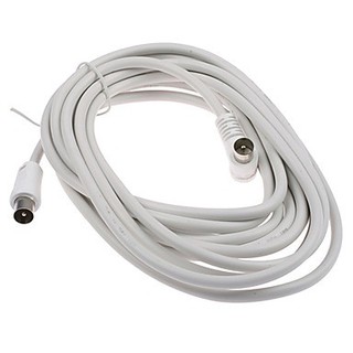 TV cable 5M สายอากาศ รับสัญญาณโทรทัศน์ 5 เมตร (White)