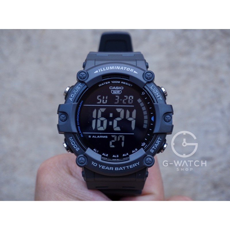 Casio Standard [จอดำ] AE-1500WH-8BV, AE-1500WH-8B, AE-1500WH-8, AE-1500