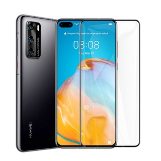 ฟิล์มกระจกโค้งเต็มจอ ฟิล์มกระจกกันรอยหน้าจอ สำหรับ Huawei Mate 20 Pro P20 Lite P30 Mate 10 30 P40