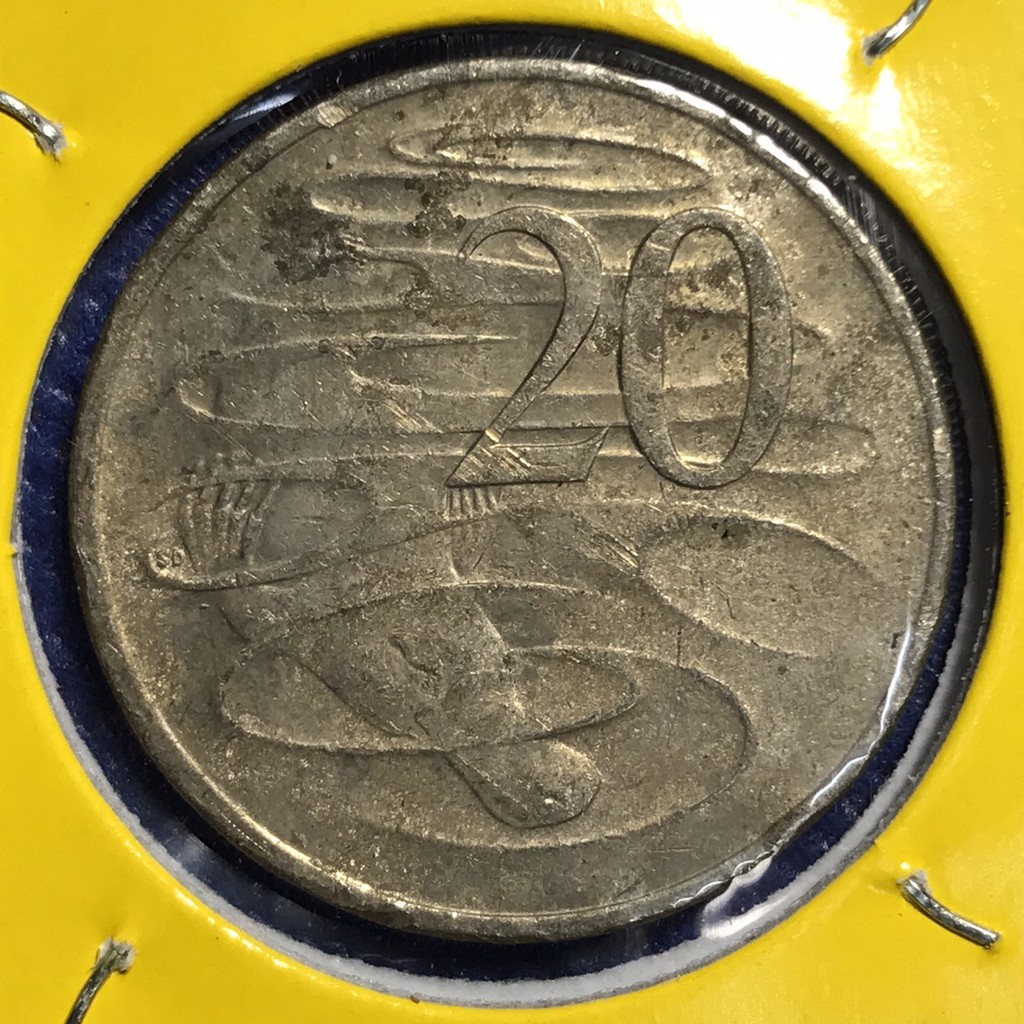 เหรียญเก่า#14796 2009 ออสเตรเลีย 20 CENTS เหรียญต่างประเทศ เหรียญสะสม หายาก