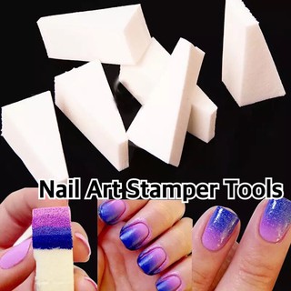 🪴ฟองน้ำไล่สี ฟองน้ำเกลี่ยสี Nail Art Stamper Tools