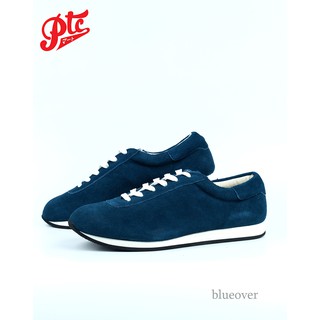 รองเท้าผ้าใบจากญี่ปุ่น BlueOver mikey velour Darknavy