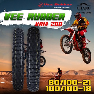 ยางรถวิบาก 80/100-21+100/100-18 ยาง Motocross ยางเอ็นดูโร่ vrm-200 ยี่ห้อ VEE RUBBER