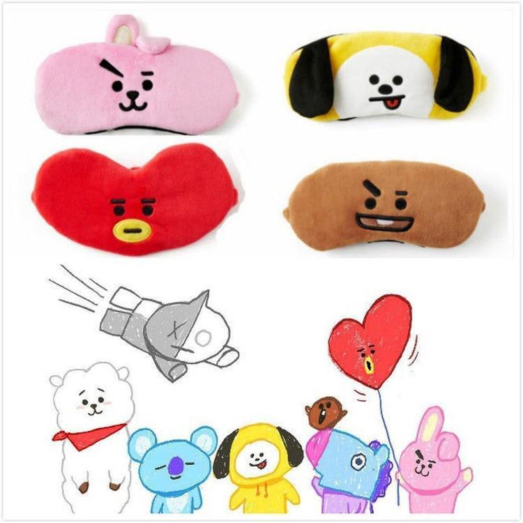 kpop bts bt 21 bangtan boys หน้ากากปิดตานอนหลับ