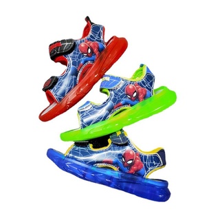 *ลดล้างสต๊อค รองเท้ารัดส้นสไปเดอร์แมน สินค้ามีตำหนิ (ไม่มีไฟ…