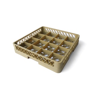 แร็คใส่แก้ว 16 ช่อง เข้าเครื่องล้างจานได้ 16-Compartment Glass Rack - HG402