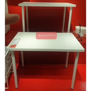 IKEA โต๊ะพร้อมขา4ขา LINNMON ลินมูน / ADILS อดิลส์ Ikea Linnmon Table โต๊ะคอมพิวเตอร์ ขนาด 100x60 ซม.