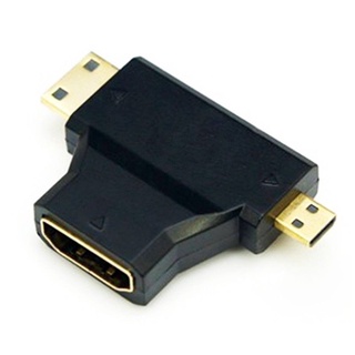 HDMI To Micro Mini Conversion Head Adapter Converter For HDTV