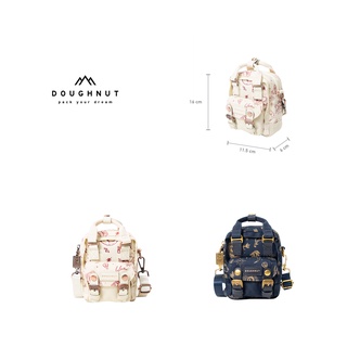 DOUGHNUT BAG GROUP : MACAROON TINY THE MYSTIC CLUB SERIES : แรงบัลดาลใจจาก ซีรีส์ Mystic Club กระเป๋าโดนัทสะพายข้าง น้ำหนักเบา หนังแท้ กันน้ำได้ กระเป๋าโดนัท กระเป๋าสะพายข้าง กระเป๋า กระเป๋าผู้หญิง (รหัสสินค้า 09491)