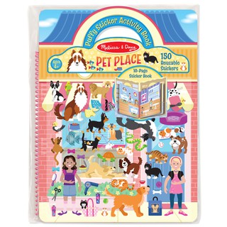 Melissa &amp; Doug Puffy Reusable Sticker Book - Pet Shop