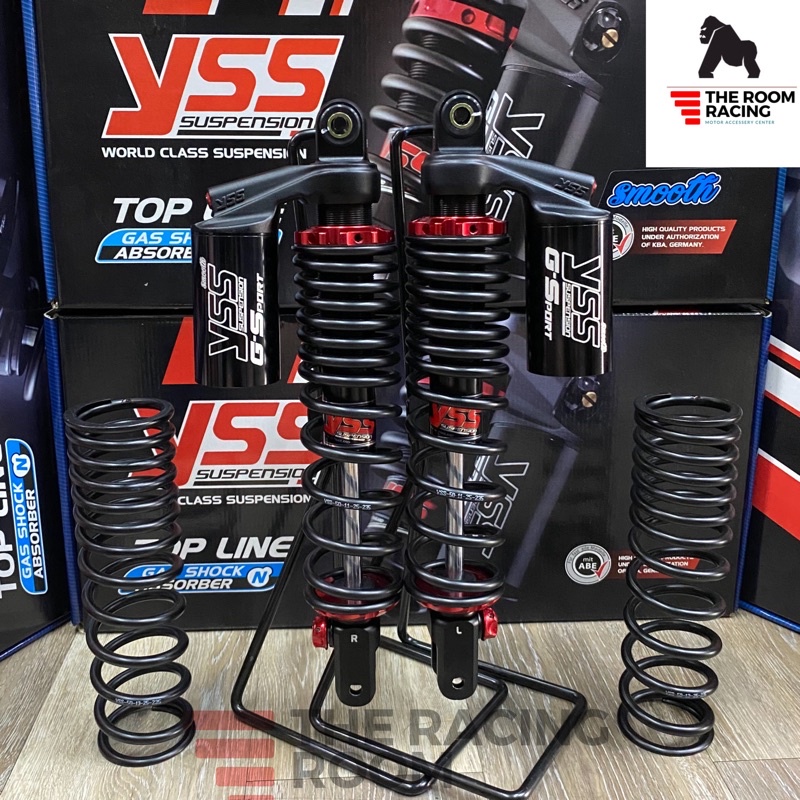 โช๊ค YSS รุ่น G-Sport Xmax 300 ขนาด325/350mm (Black/Red Series Smooth) แท้100%