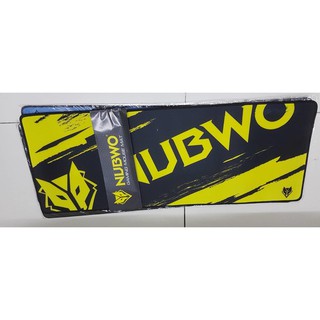 NUBWO แผ่นรองเม้าส์สำหรับเล่นเกมส์ รุ่น Speed Edition แบบยาว  ขนาด 80 x 30 ซม สีเหลือง