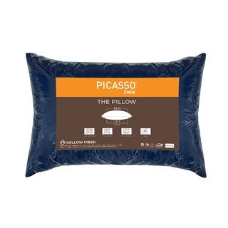 Picasso รุ่น Smile หมอนหนุนใยสังเคราะห์ / ผ้าไมโครซาติน ขนาด19x29 นิ้ว สีกรมท่า