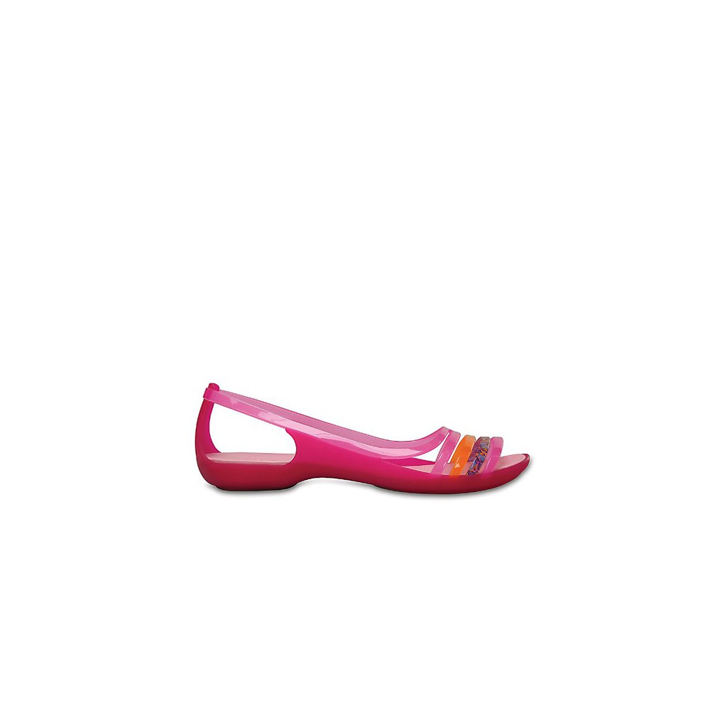 CROCS WOMEN’S CROCS ISABELLA HUARACHE FLAT      PINK ทุกไซส์