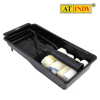 AT INDY Mini Painting Tray Kit With 4 Type Roller ชุดลูกกลิ้ง 4" + ถาดทาสี PS41204