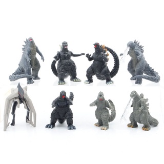 ฟิกเกอร์ PVC รูปไดโนเสาร์ Godzilla Kim Battle ของเล่นสะสม สําหรับเด็ก 8 ชิ้น ต่อชุด