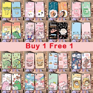 &lt;ซื้อ 1 ฟรี 1&gt; เคสโทรศัพท์มือถือ ลายการ์ตูนปิกาจู สําหรับ VIVO Y31 Y31a Y31l Y51 Y51a Y51l 2015