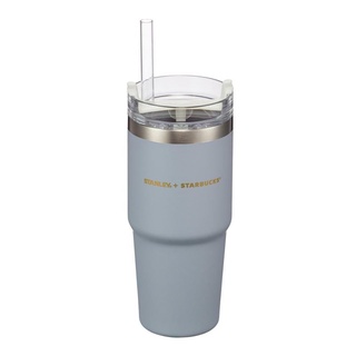 🎀【พร้อมส่ง】 2021 แก้วสตาร์บัคส์เกาหลี Starbucks Korea SS Blue Stanley Quencher Tumbler 473ml/ 16oz