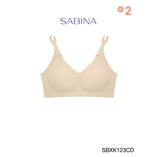 Sabina เสื้อชั้นใน Seamless Fit รุ่น Soft Collection รหัส SBXK123CD สีเนื้อเข้ม