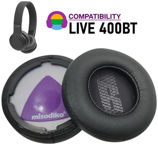 Misodiko แผ่นฟองน้ํารองหูฟังสําหรับ Jbl Live 400BT หูฟัง