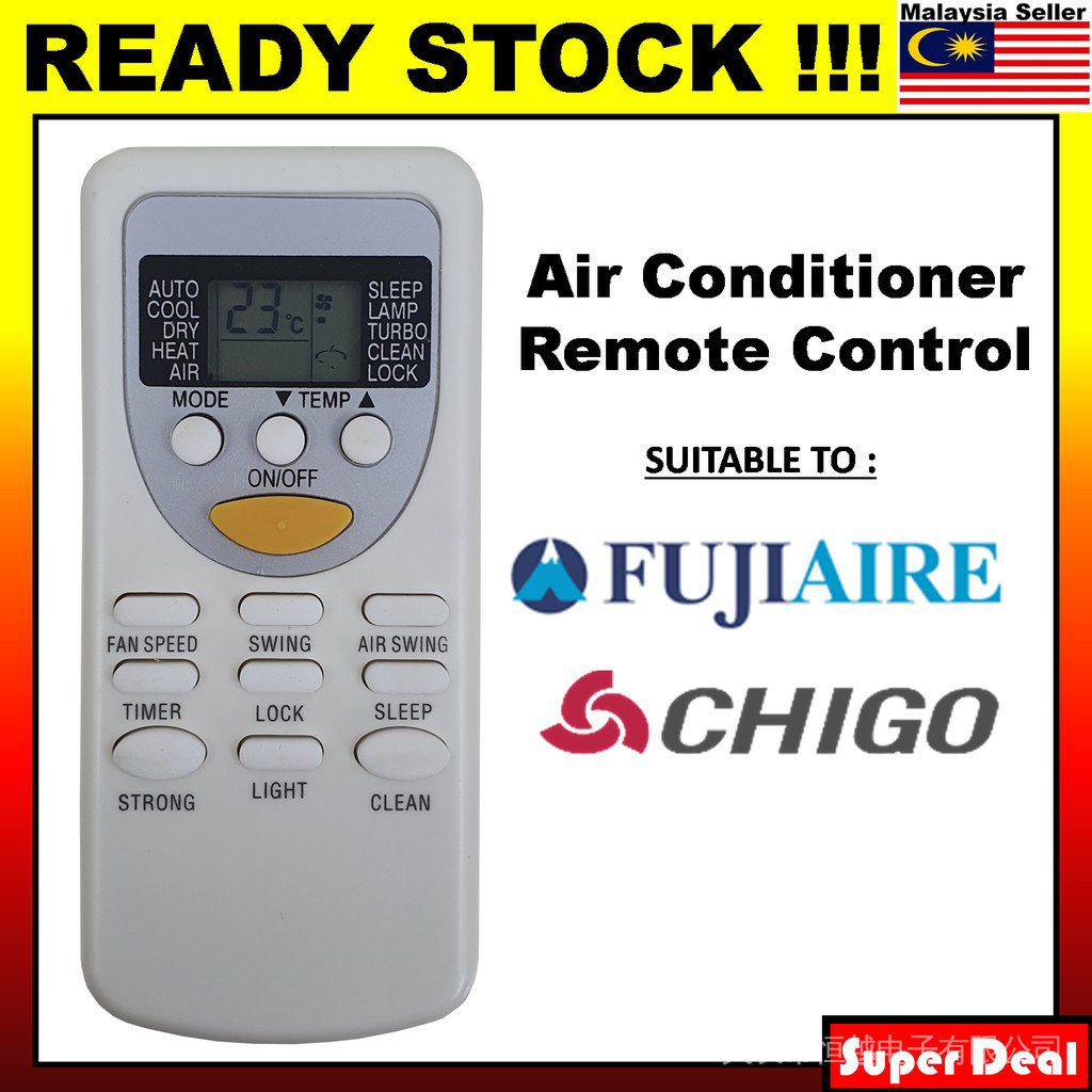 ❄ฟูจิแอร์❄Chigo air cond aircond รีโมทคอนโทรลทดแทน (jt01/JT-03) FBS-917RV...