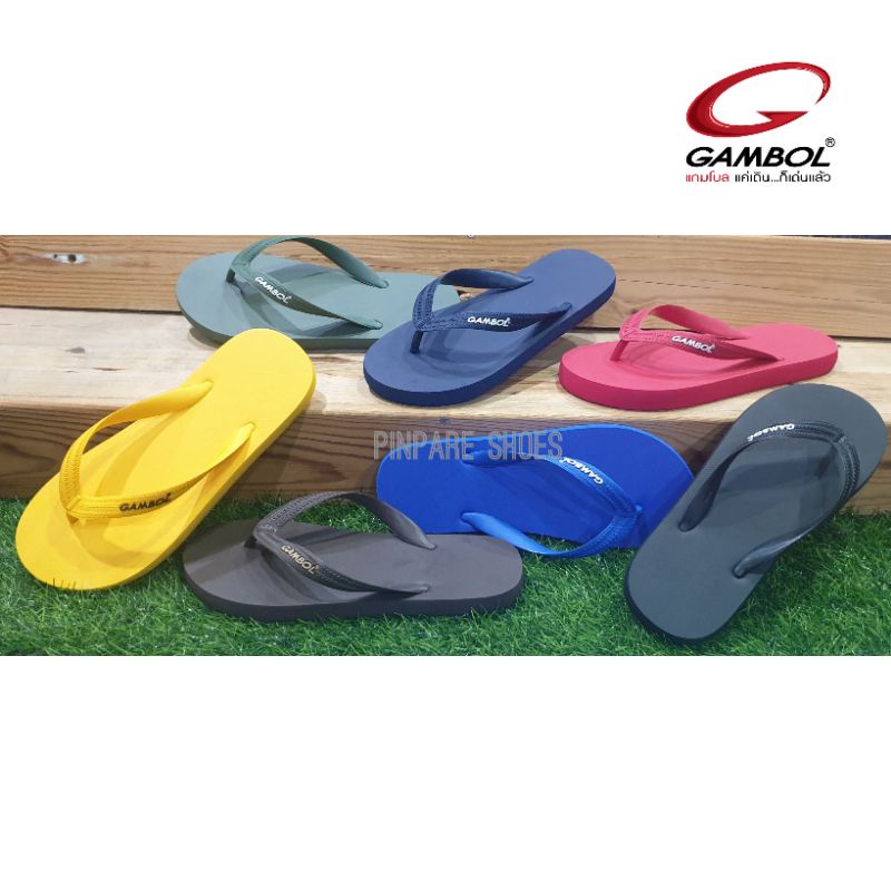 พร้อมส่ง รองเท้าแตะฟองน้ำแกมโบลแบบคีบGambol  GM71052