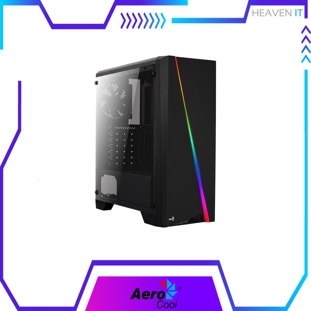 AEROCOOL - ATX CASE CYLON RGB TG เคสคอมพิวเตอร์ รับประกัน 1 ปี