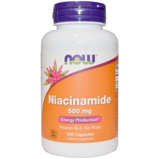 NOW Foods, Niacin, 500 mg, 100 Capsules