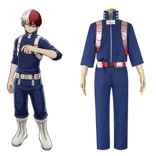 ขายดี เครื่องแต่งกายคอสเพลย์อนิเมะ My Hero Academia Boku no Hero Academia Todoroki Shoto ฮาโลวีน